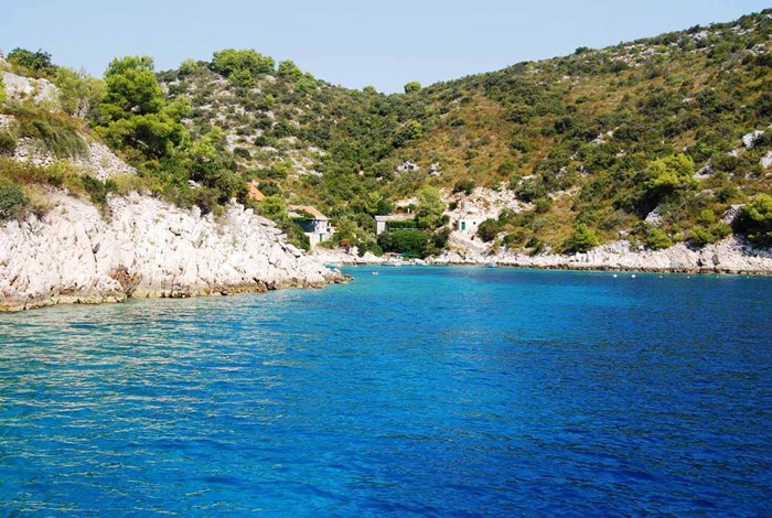 Peaceful bay on Solta island